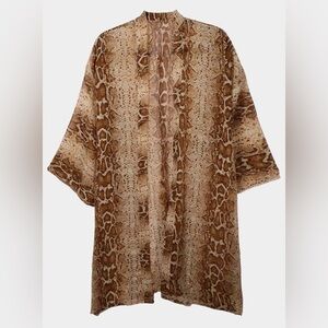 Snake Print Kimono